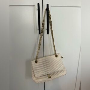White and gold bag